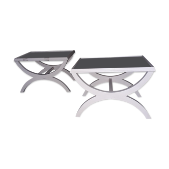 Paire de table basse