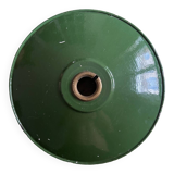 Gamelle lampe émaillée verte