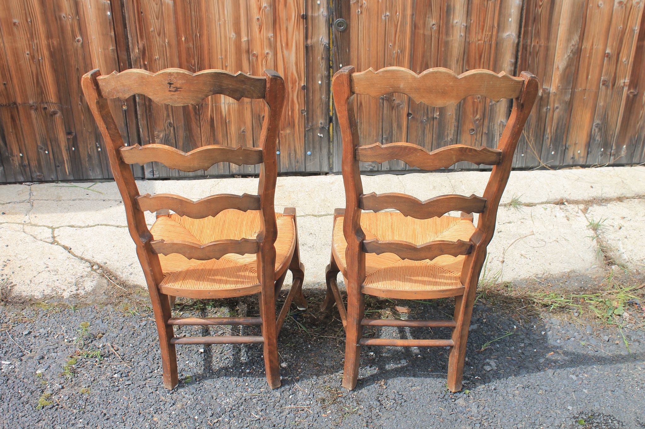 Paire de chaises de nourrice