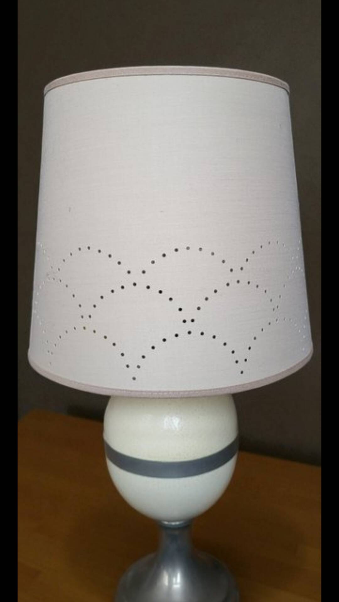 Ostrich Egg Lamp by Christian Dior