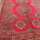Pink Vintage Moroccan Rug 208 x 384 cm, Berber Wool Rug Handmade, Boho Rug