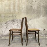 Paire de chaises bistrot Thonet n°56