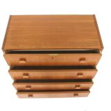 Scandinavian teak chest of drawers, Sweden, 1960.