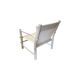 Chaise longue de jardin en PVC vintage, années 1970