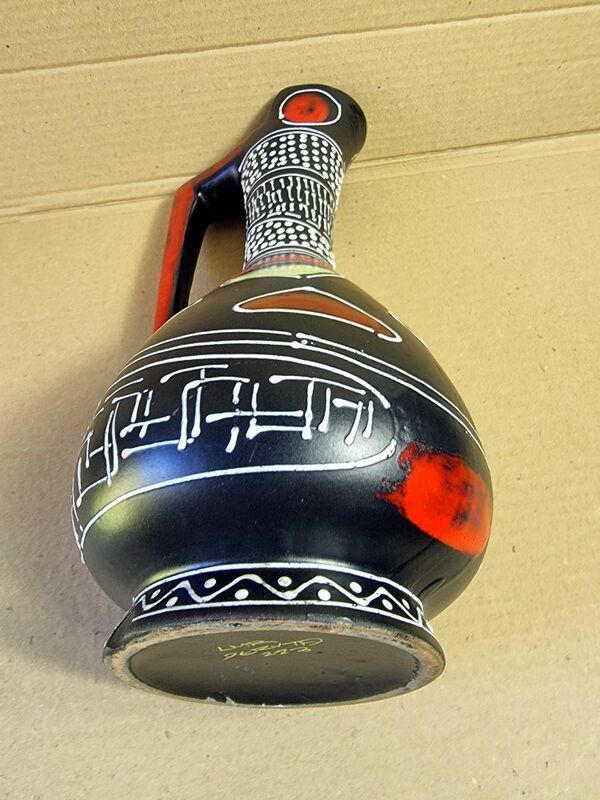 Vase Lamberto Mancnelli from Deruta Italy 50s