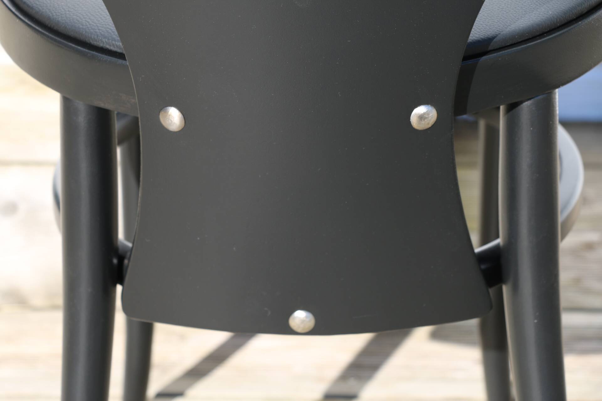 BAUMANN black seagull chair black skai