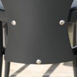 BAUMANN black seagull chair black skai