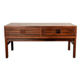 Small chest of drawers, hall or occasional furniture, Danish in rosewood.