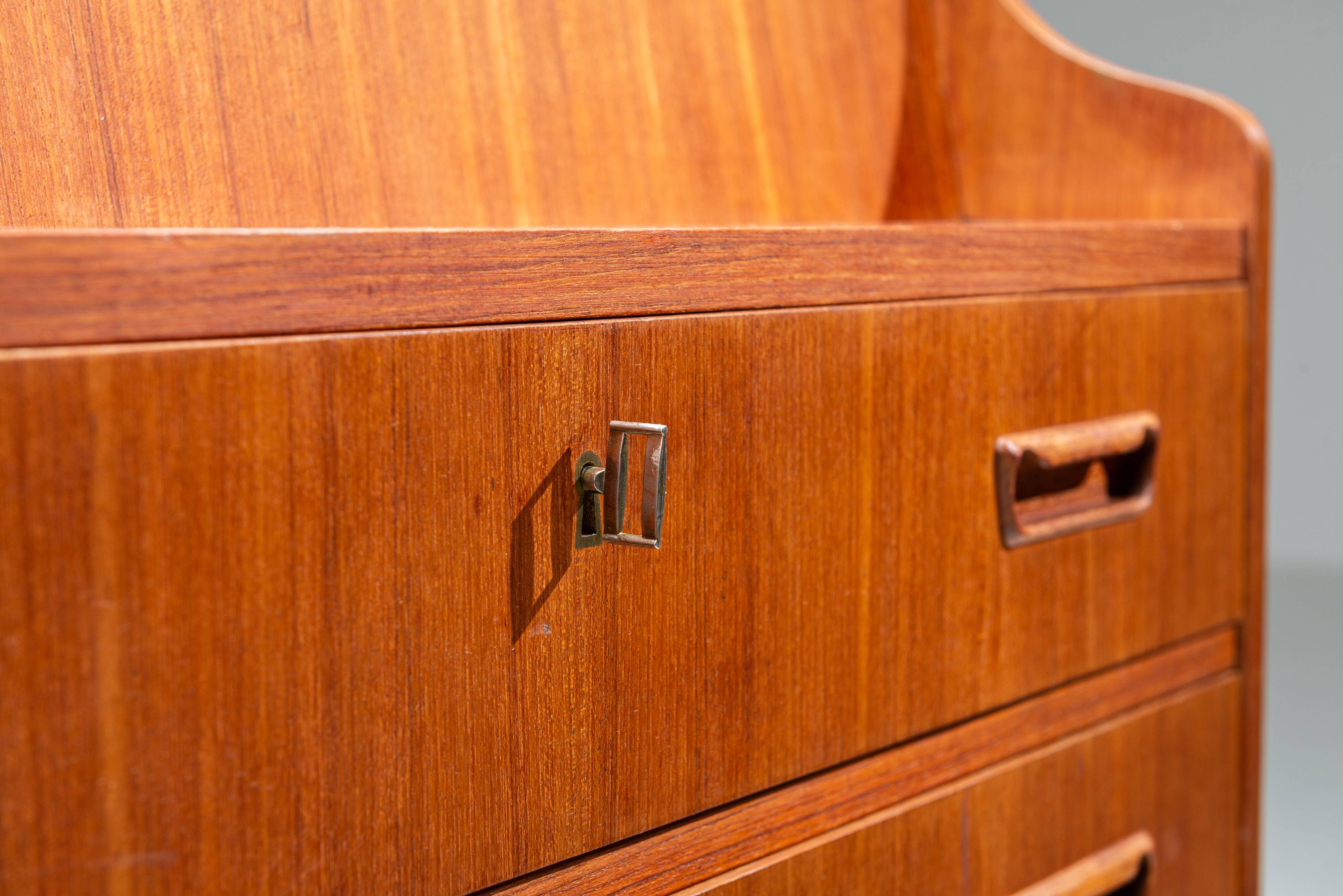Danish mid-century secretaire by Gunnar Nielsen Tibergaard