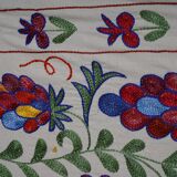 Hand-knotted rug, vintage Turkish rug 43x180 cm