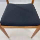 Set of four danish dining chairs, carefully refurbished.