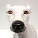 Vintage Italian design hand painted ceramic dog