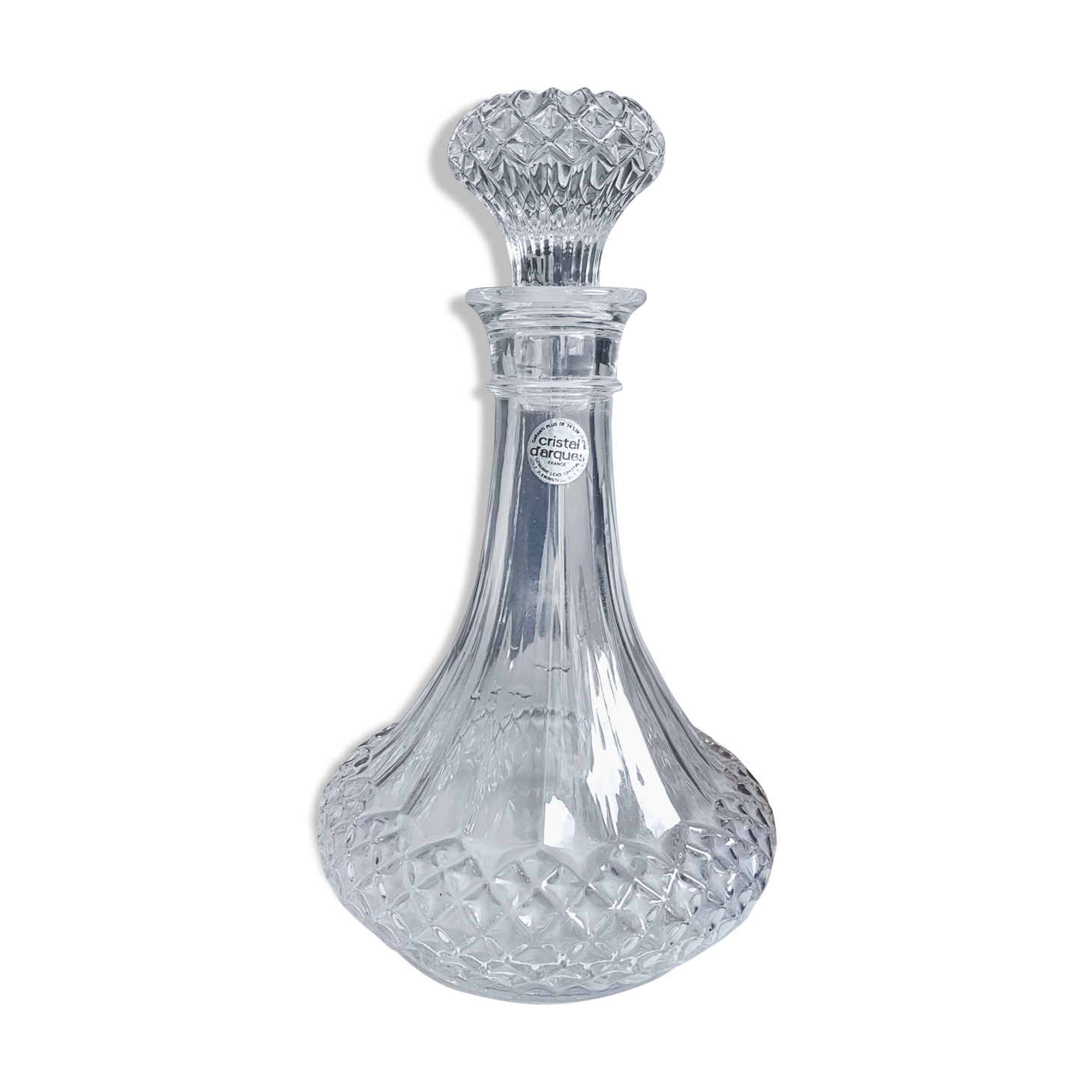 Longchamps crystal decanter carafe