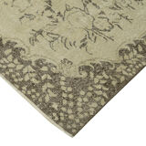 Hand-knotted turkish beige rug 190 cm x 293 cm