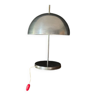 Space Age steel mushroom lamp 1970
