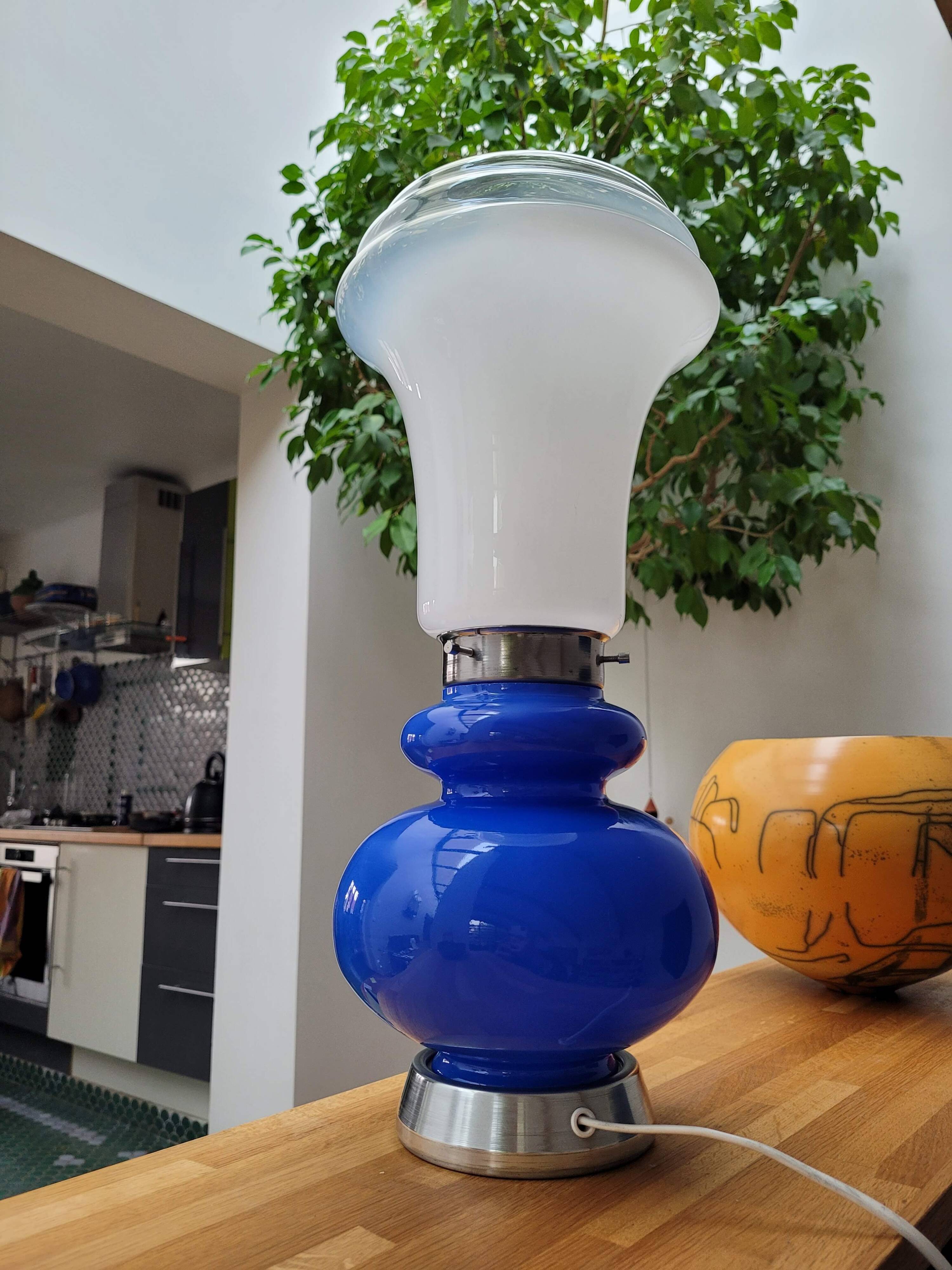 Murano glass mood lamp by Mazzega