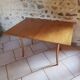 Table style scandinave vintage portefeuille