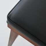 Erik Buch set of three bar stools in teak Dyrlund Denmark 1960