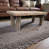 Vintage coffee table in sturdy wood / coffee table