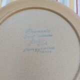 6 assiettes plated grès Sarreguemines Chamonix