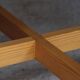 Solid pine coffee table Sweden 1960