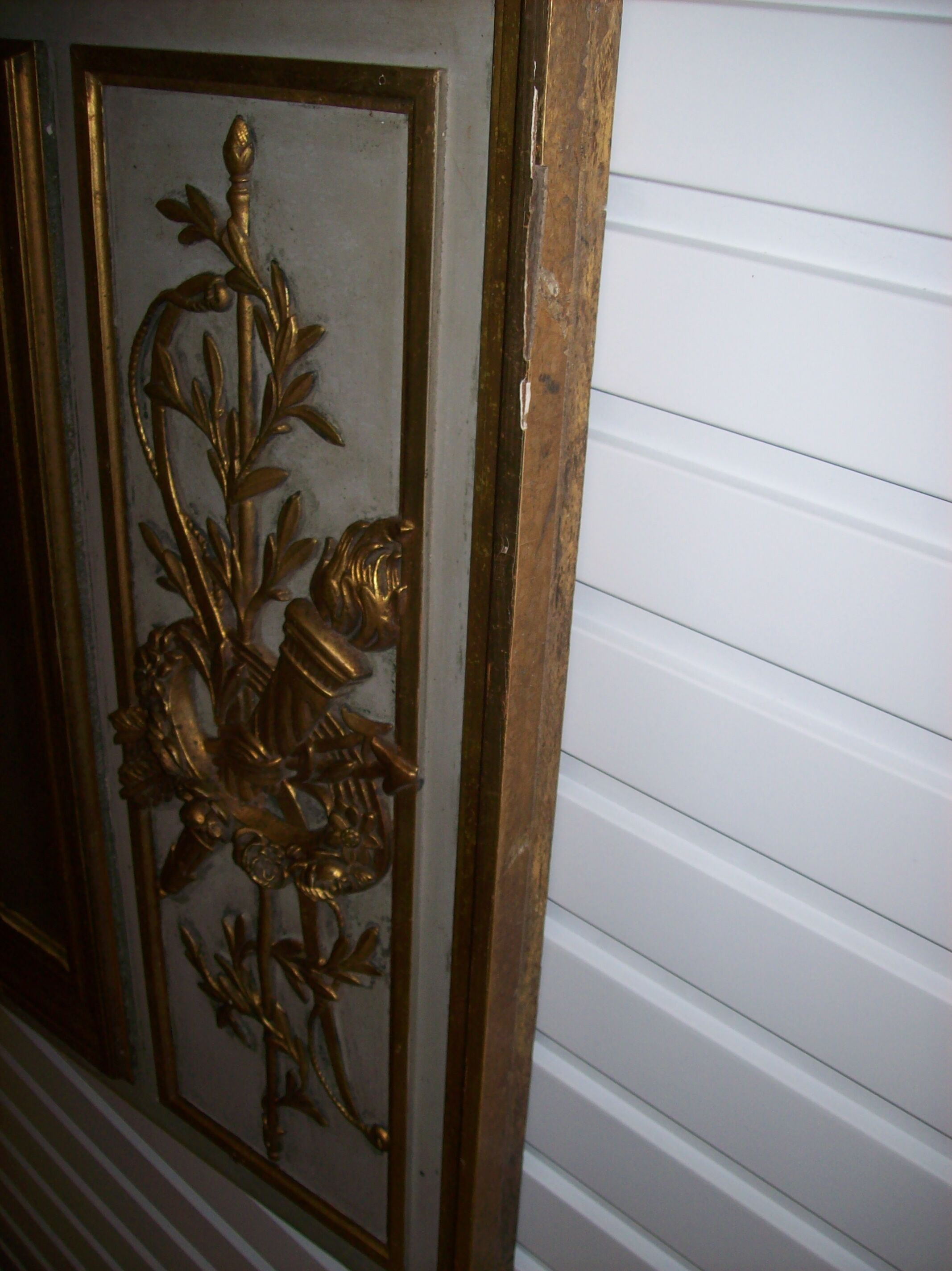 Louis XVI-style trumeau mirror -126x80cm