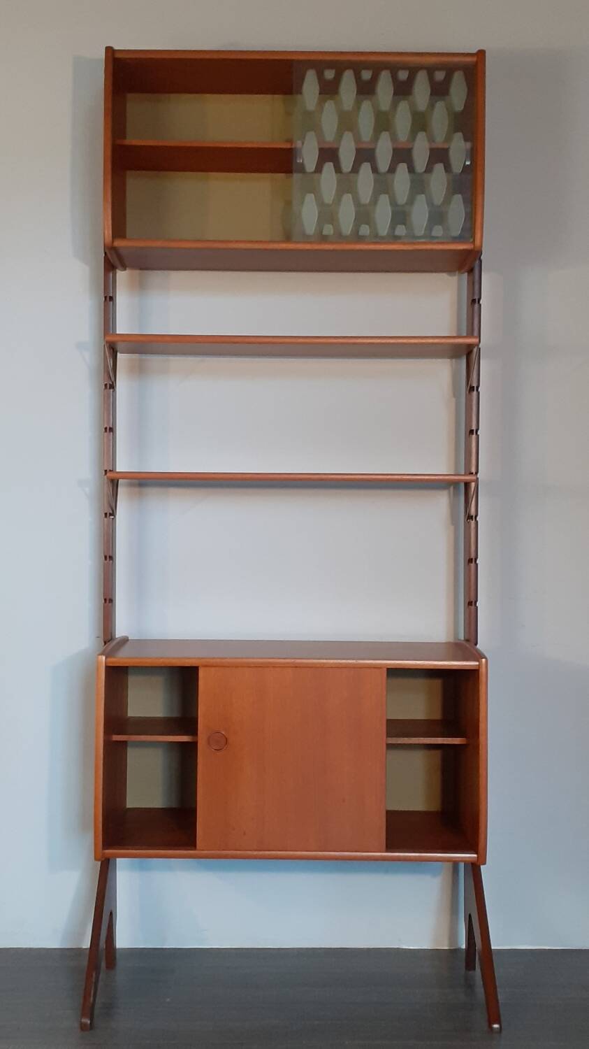 Ergo teak storage unit, Scandinavian vintage 1960s