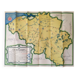 Tourist map of Belgium