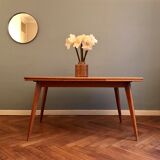 Meal table, expandable, oak