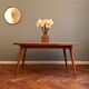 Meal table, expandable, oak