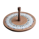 Wooden cheese platter - stone mosaic