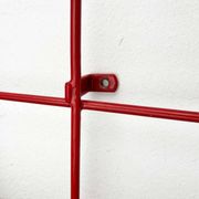 Red rope coat rack, modern German mid-century, 1960s.