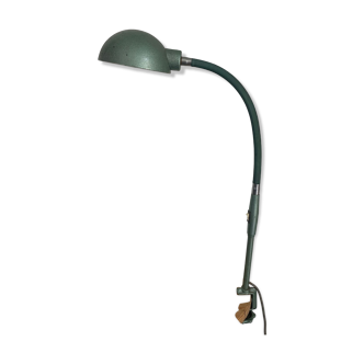 Vintage lamp 1950 industrial Adher metal green - 65 cm