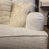 Ecru tweed sofa