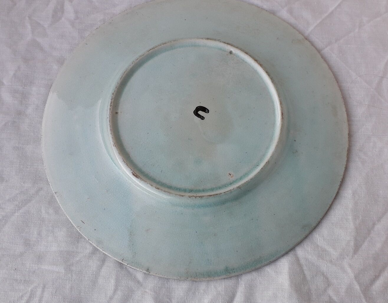 Assiette barbotine
