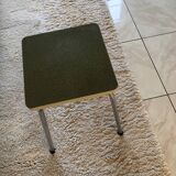 Vintage khaki formica stool
