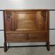 1930s headboard in solid oak