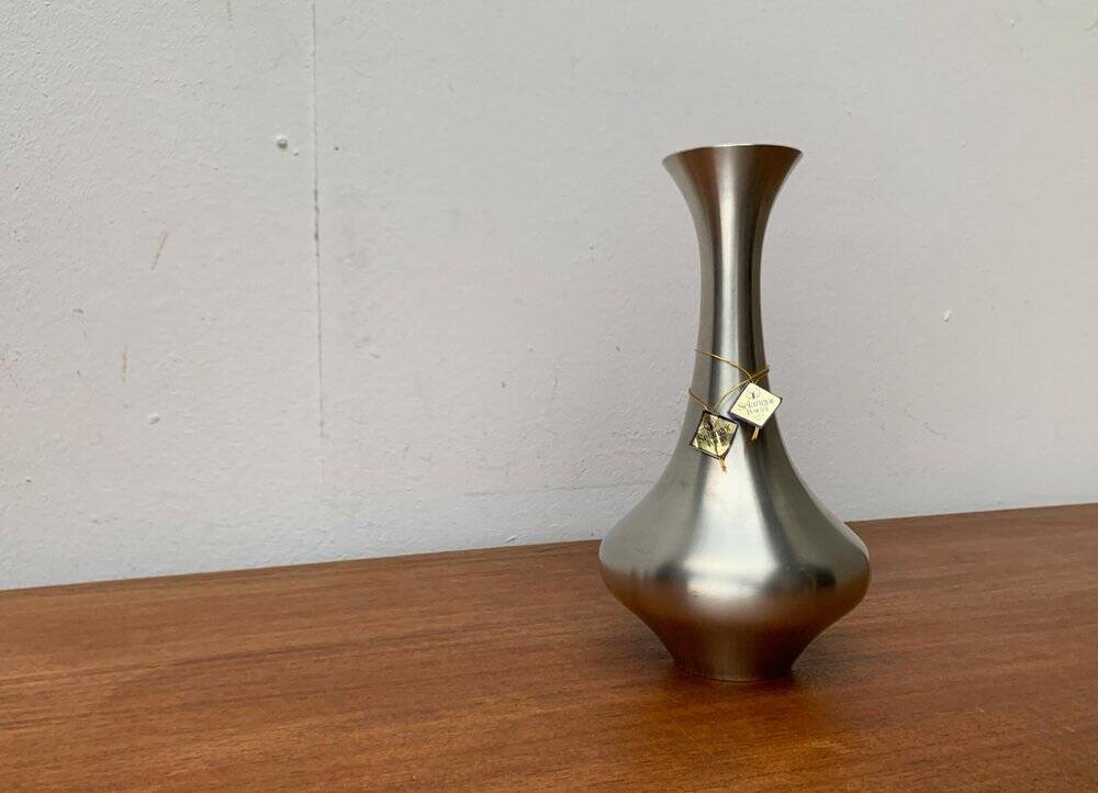 Vintage metal vase from Selangor Pewter