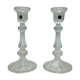 Pair of candlesticks in d'Arques crystal