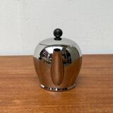 Postmodern Italian Bomb Teapot in Stainless Steel and Bakelite by Carlo Alessi for Alessi