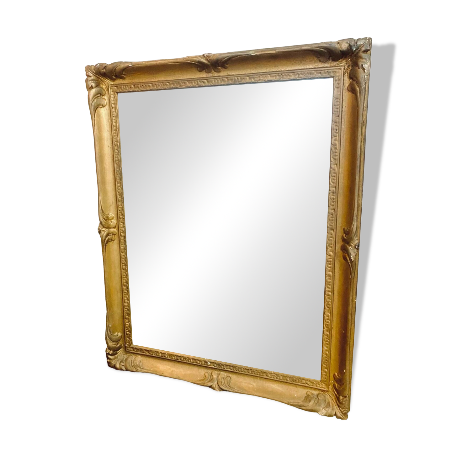 Miroir XIXème avec moulures Or