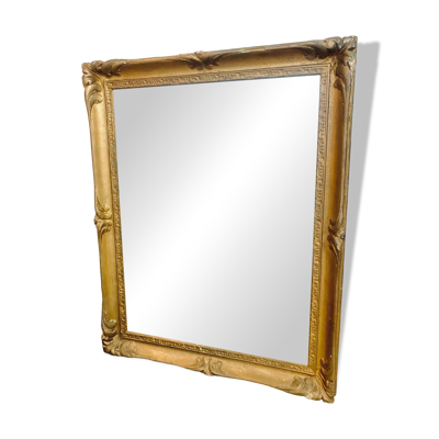 Miroir XIXème avec moulures Or