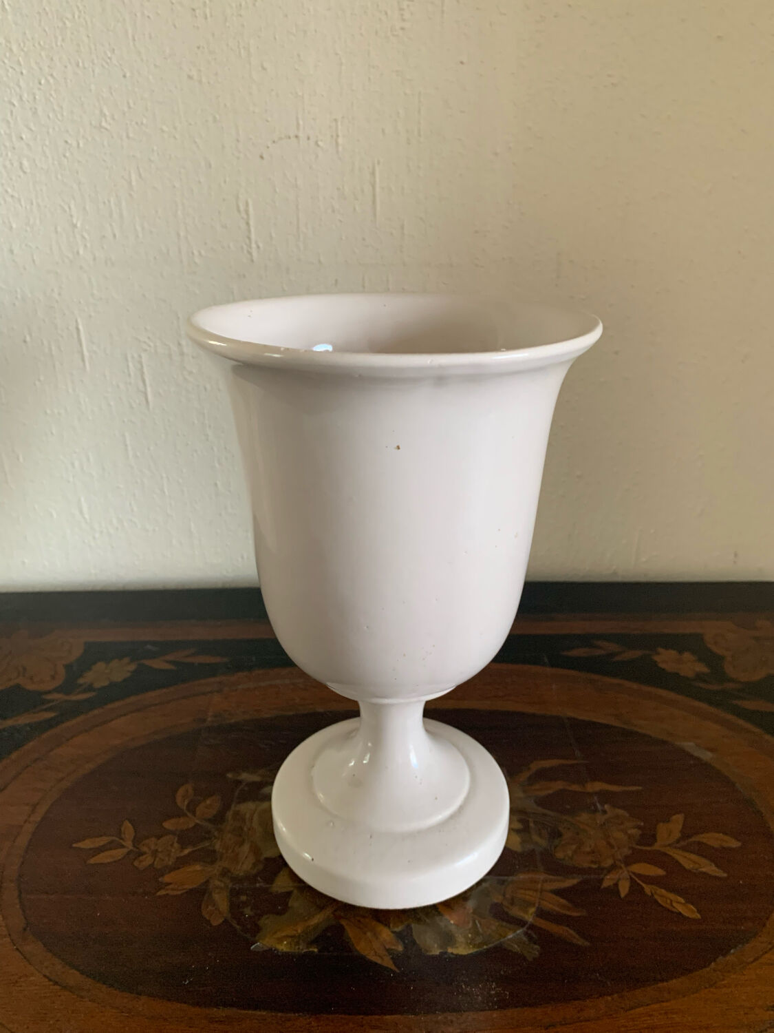 White ceramic vase