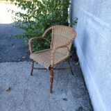 Wicker armchair