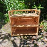 Wicker shelf