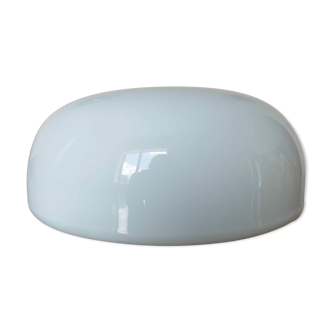 Ceiling lamp in white opaline 60s 70s