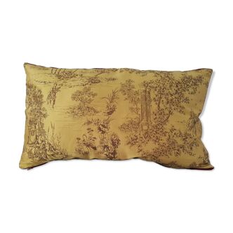 Silk cushion cover