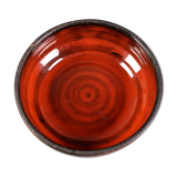 Gérard Hofmann Vallauris, manganese red cup, signed, 50s