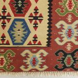 Tissé à la main coloré - Tapis Kilim