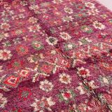 Purple Vintage Boujaad rug 197 CM X 287 CM - Tapis berber